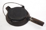 Sidney cast iron waffle iron by Wagner
