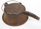 Wardway cast iron waffle iron