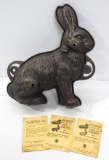 Griswold cast iron Rabbit cake mold