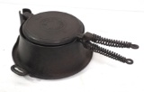 Ozark No.8 cast iron waffle iron