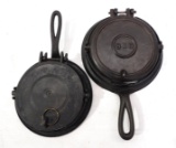 (2) Cast iron waffle irons