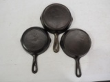 (3) Cast iron skillets