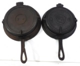 (2) Cast iron waffle irons