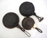 (3) Cast iron waffle irons