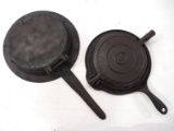 (2) Cast iron waffle irons