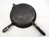 Harwi cast iron No.8-9 Waffle Iron
