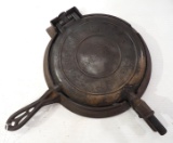 Griswold cast iron No.9 Waffle Iron