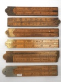 (6) Wooden Folding Rules