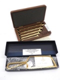 (2) Gold plated Tool Sets