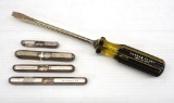 Screwdriver & Pocket Levels
