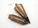 (2) Large Plumb Bobs