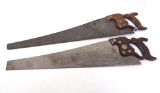 (2) Winchester hand saws
