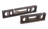 (2) Stanley Cast Iron Levels