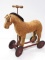 Ride-on horse on wheels