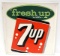 Fresh Up with 7-Up sign