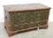 Early wooden blanket chest dated 1788