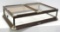 Walnut & glass countertop display case