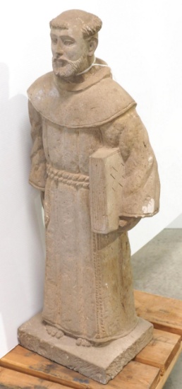 "Saint" stone lawn ornament