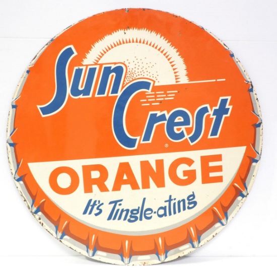 Sun Crest Orange "It's Tingle-ating" sign