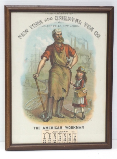 1939 New York & Oriental Tea Co. calendar