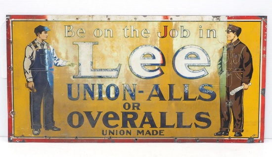 Lee Union-Alls or Overalls sign