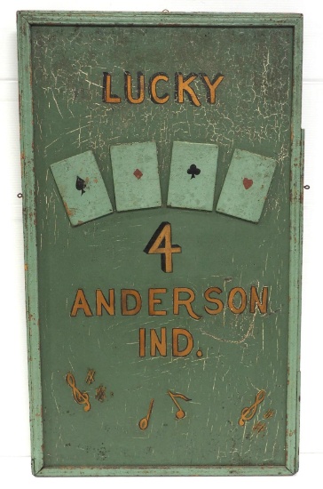 Lucky 4, Anderson IN sign