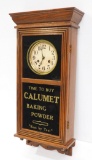 Calumet Baking Powder key-wind clock