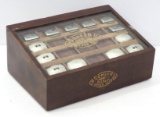 Scheer Never-Slip Belt Buckles display case