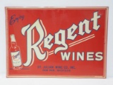 Regent Wines, Paw Paw, MI sign