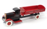Dump truck marked Turner Trucking Co.