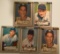 Five 1952 Topps cards - #125-#131 – Various Players