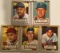 Five 1952 Topps cards - #154-#161 – Various Players