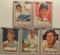 Five 1952 Topps cards - #196-#239 – Various Players