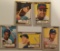 Five 1952 Topps cards #151-#193 – Various Players