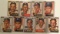 Nine 1953 Topps cards - #212-#219 – Various Players
