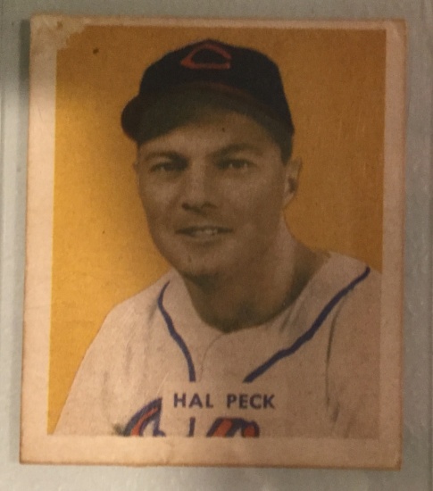 1949 Bowman #182 Hal Peck