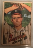 1952 Bowman #244 Lew Burdette