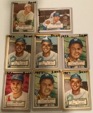 Eight 1952 Topps cards - #229-#247 – Various Players