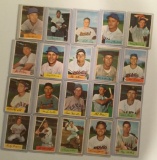 Twenty 1954 Bowman cards - #13-#70 – Various Players