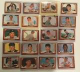 Twenty 1955 Bowman cards - #215-#268 – Various Players