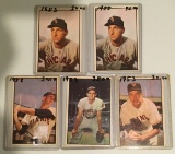 Five 1953 Bowman cards - #74-#79 – Various Players
