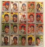 Twenty 1954 Topps cards - #2-#31 – Various Players