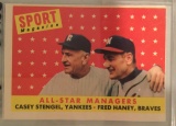 1958 Sport Magazine #475 All-Star Managers