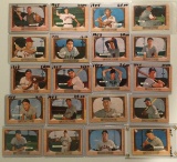 Twenty 1955 Bowman cards - #2-#26 – Various Players