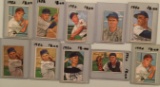 Ten 1952 Bowman cards - #175-210 – Various Players