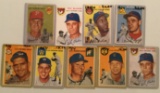 Nine 1954 Topps #238-#249 – Various Players