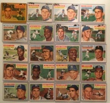 Twenty 1956 Topps cards – Various Players