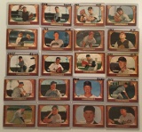 Twenty 1955 Bowman cards - #205-#229 – Various Players