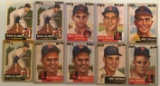 Ten 1953 Topps cards - #170-#184 – Various Players