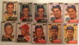 Ten 1953 Topps cards - #13-#23 – Various Players